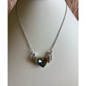 New tag necklace heart betseyville by Betsey Johnson